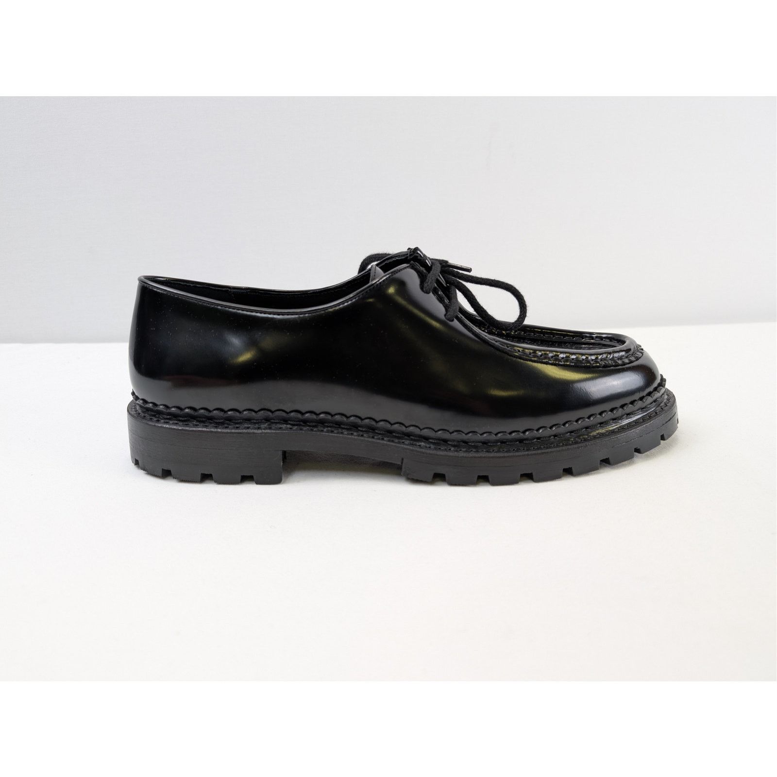 Saint Laurent Paris o1rshd1 Malo 20 Derby Shoe Boots in Black Size US 10 / EU 43 - 4 Thumbnail