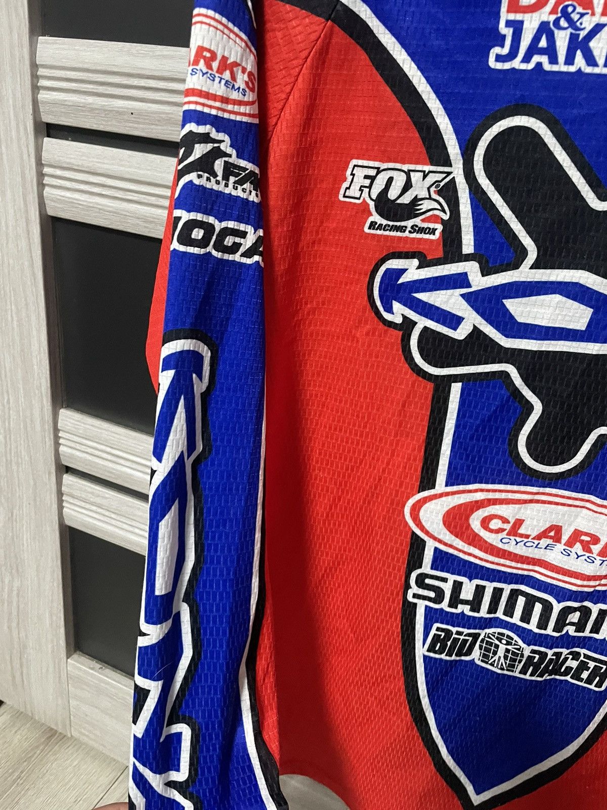 Vintage Vintage 90s KoNa Bio Racer Cycling Jersey Tioga Clark Fox Size US L / EU 52-54 / 3 - 10 Thumbnail