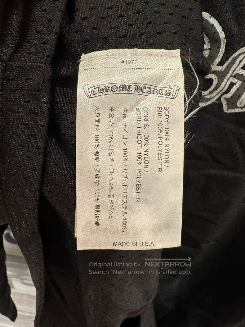 Chrome Hearts CHROME HEARTS Size M Black vine flower arm mesh ice hockey Size US M / EU 48-50 / 2 - 4 Thumbnail