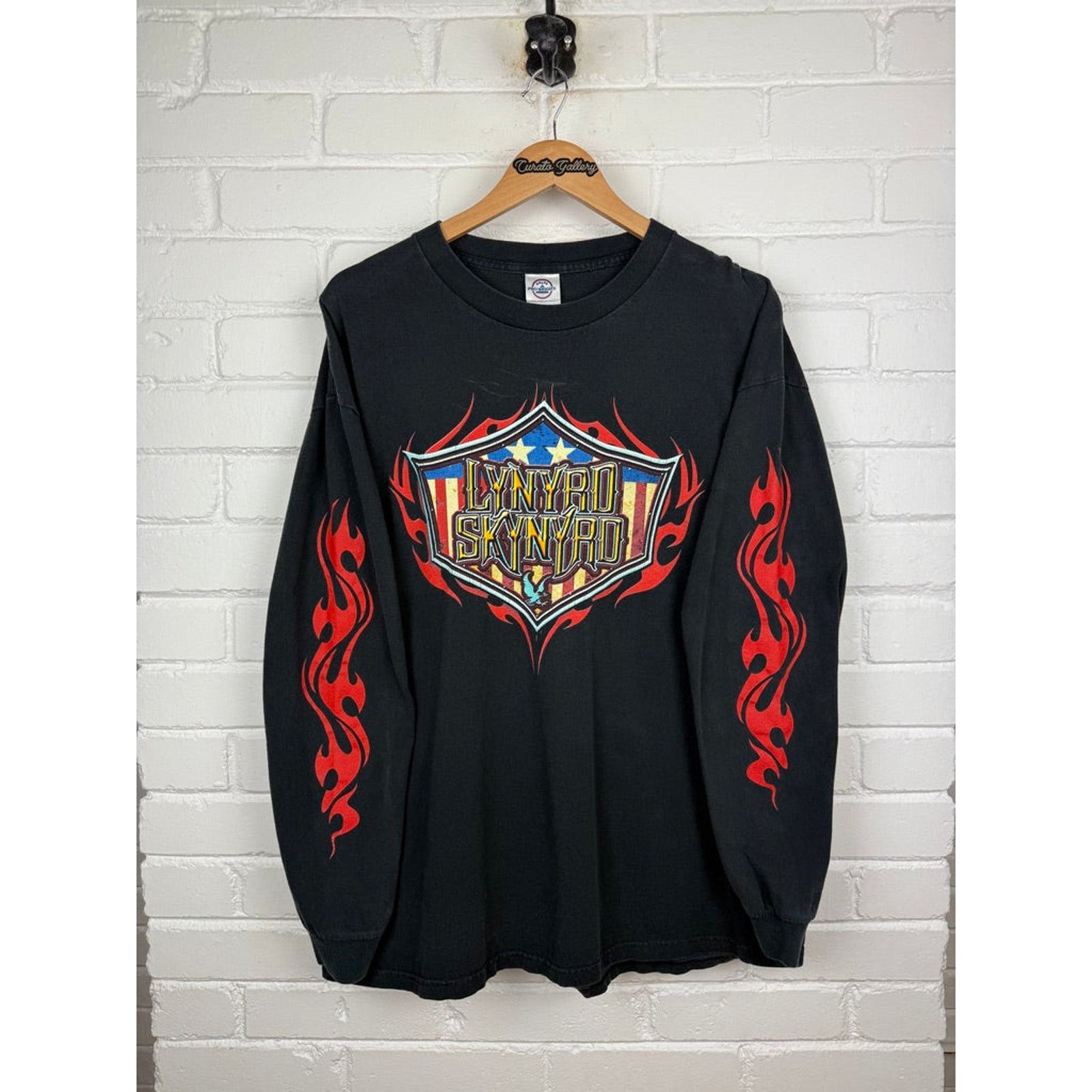 Vintage Lynrd Skynyrd Flames Tribal Free Bird Music XL