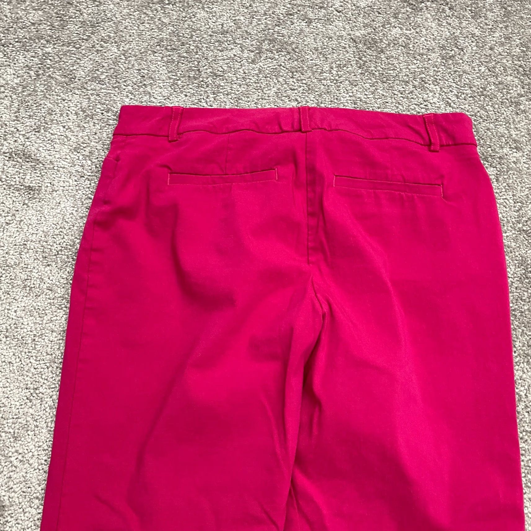 Van Heusen Van Heusen Slim Pants Women 4 Pink Stretch Dress Pants 30x26 Regular Adult Women Vintage No Size 27" / US 4 / IT 40 - 4 Thumbnail