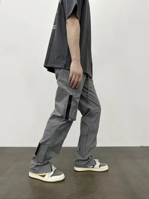 Jean function zipper tactical flared cargo pants Size US 30 / EU 46 - 2 Thumbnail