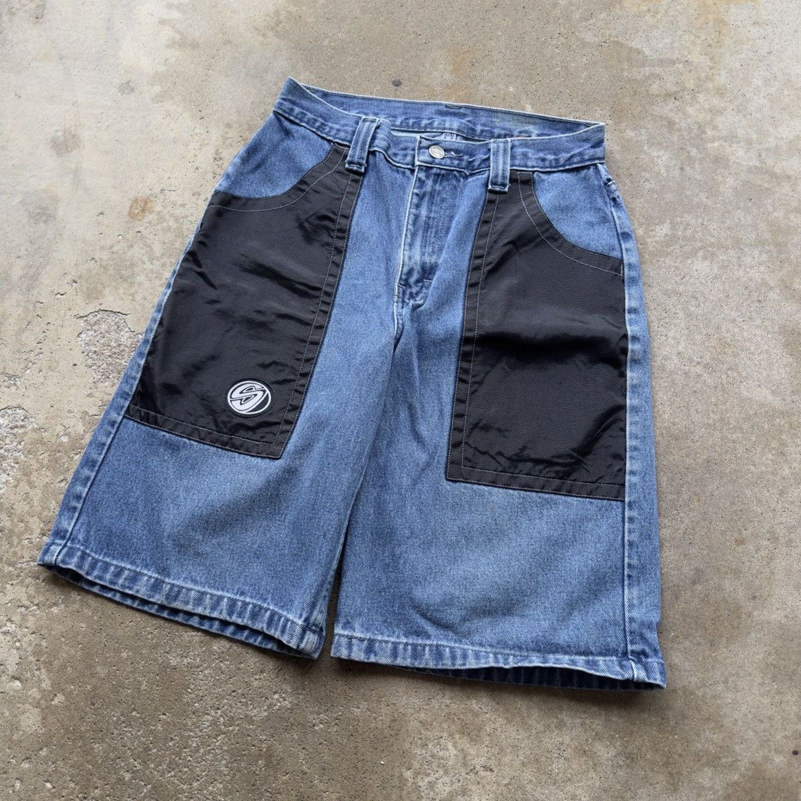 Vintage Vintage Sonoma Faded Baggy Denim Skater Shorts Jnco Size US 27 - 7 Thumbnail