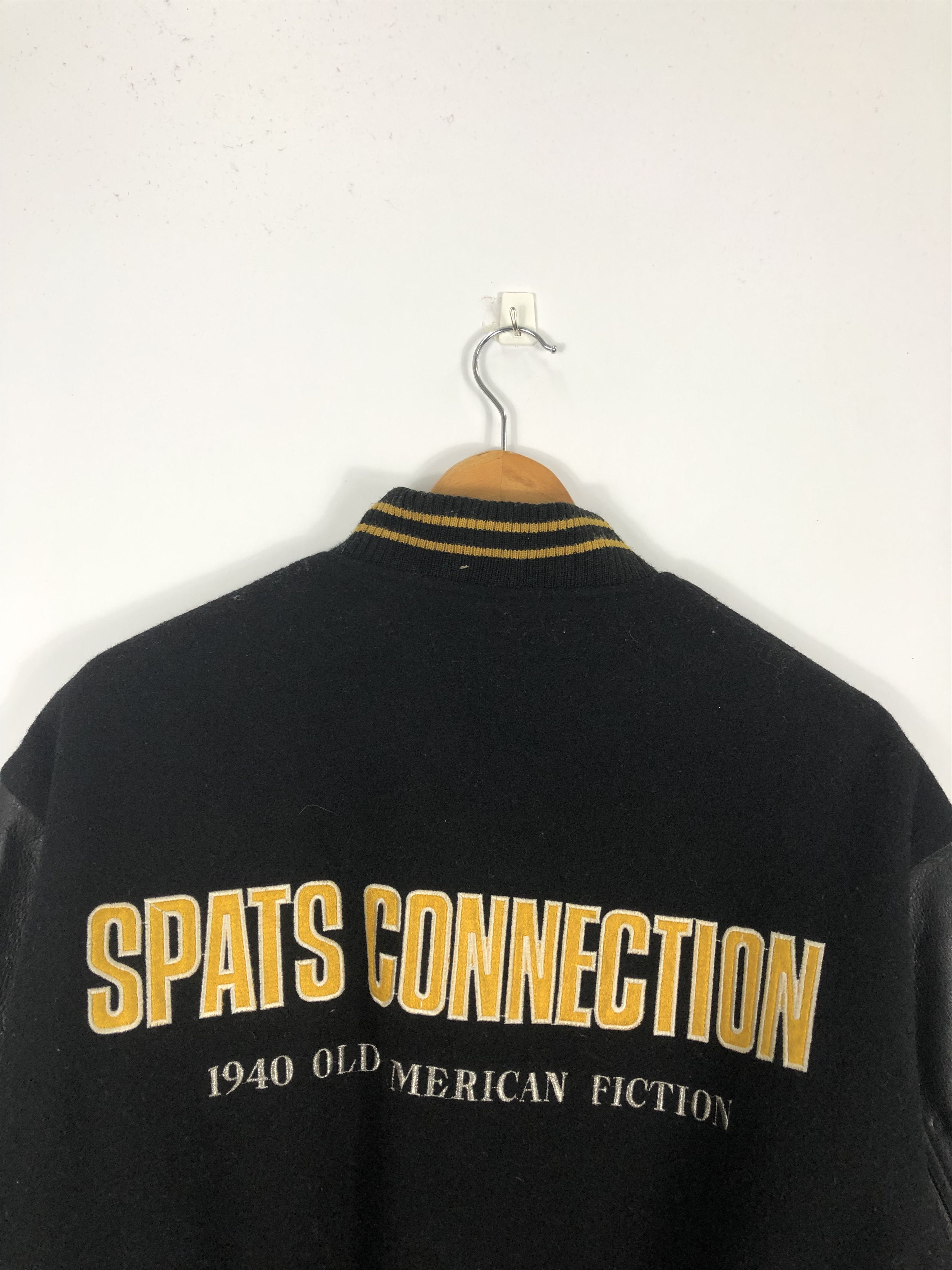Vintage Vintage 90s Varsity Jacket Leather Sleeve V0158 Size US L / EU 52-54 / 3 - 4 Thumbnail