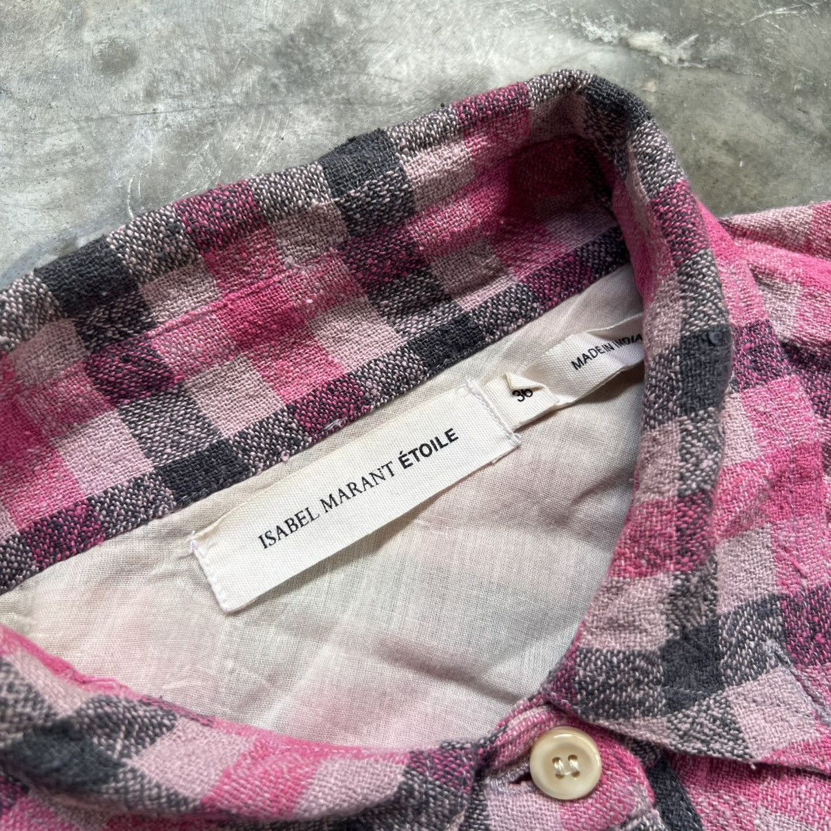 Isabel Marant Etoile Isabel Marant Etoile Plaid Double Pocket Longsleeve Shirt Size S / US 4 / IT 40 - 3 Thumbnail