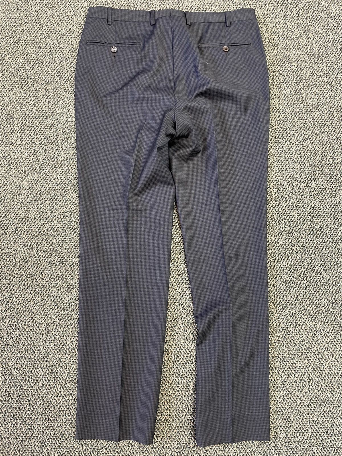 Canali Mini Check Wool Suit Size 40L - 16 Thumbnail