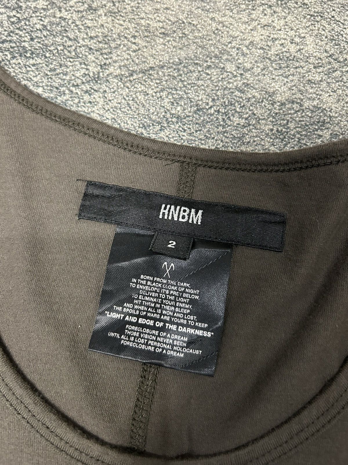 Japanese Brand HNBM JAPAN Freemasonry logo distressed longsleeve Size US M / EU 48-50 / 2 - 9 Thumbnail