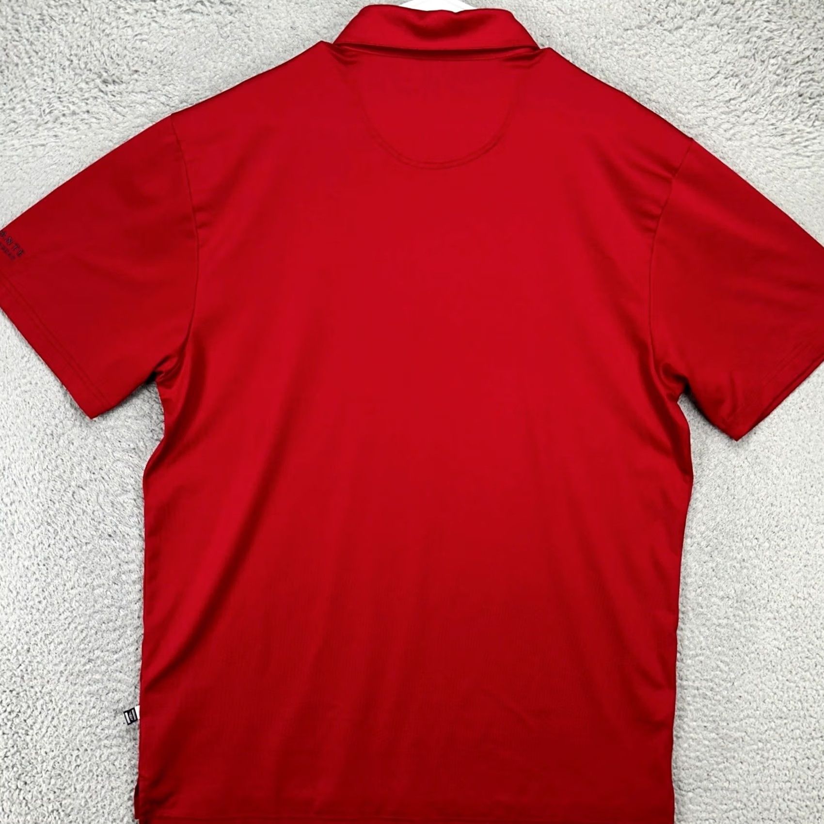 Vintage Straight Down Polo Shirt Mens Large Red Short Sleeve Golf Rugby Athletic Breathable Collared Commoditize? Size US L / EU 52-54 / 3 - 3 Thumbnail