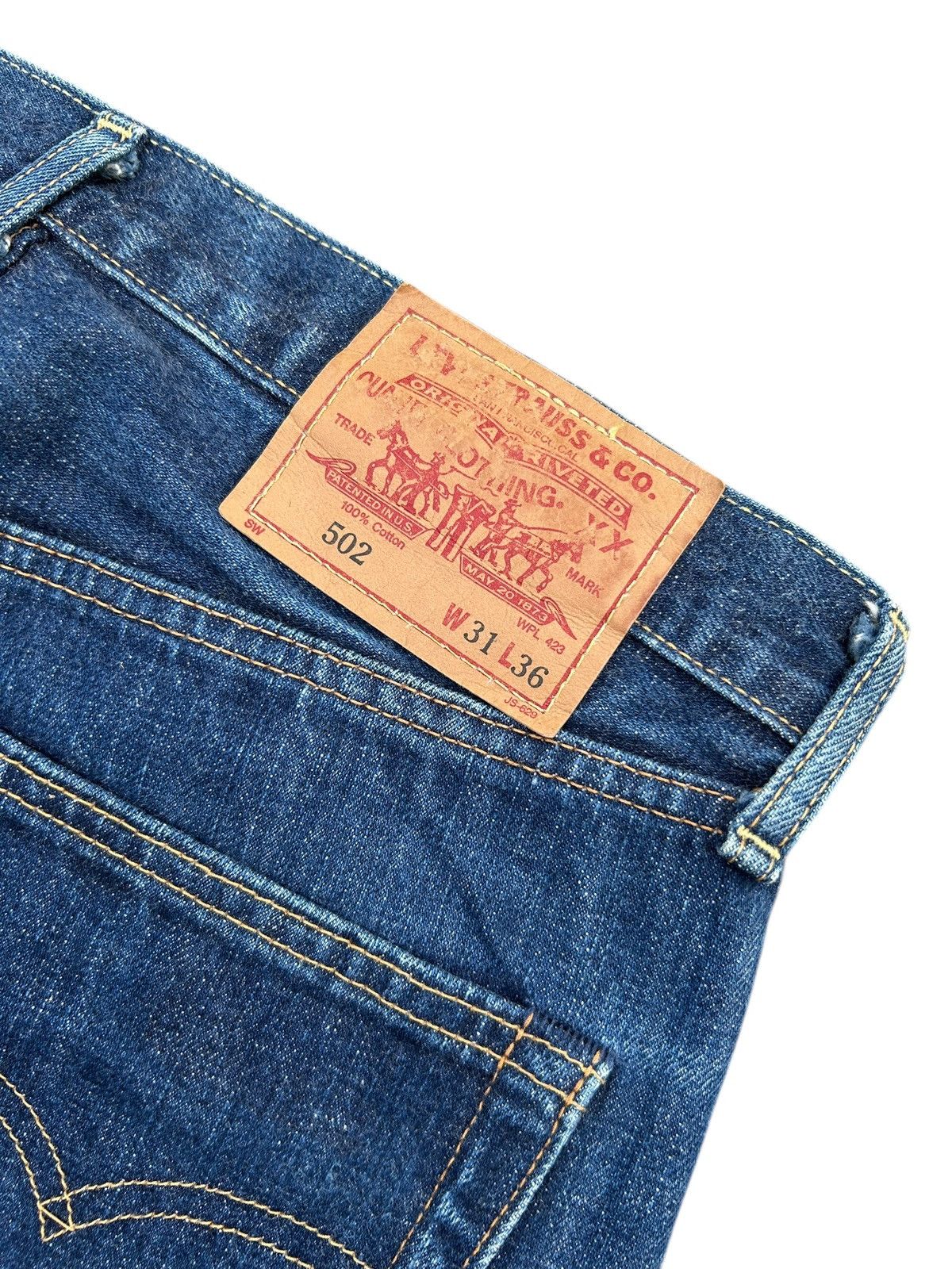 Kapital Vintage Levis Big E Selvedge Distressed Denim Jeans Size US 31 - 10 Thumbnail