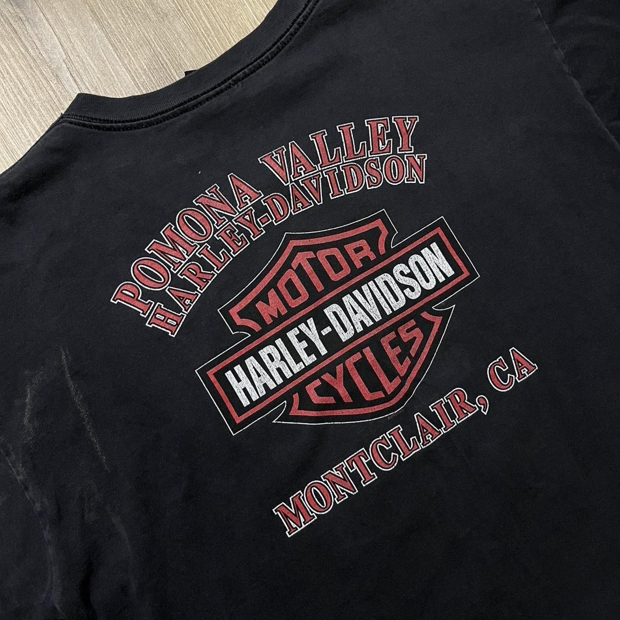 Harley Davidson 🏍️ 2003 Harley Davidson Red, White & Blue Eagle Tee Size US XL / EU 56 / 4 - 6 Thumbnail