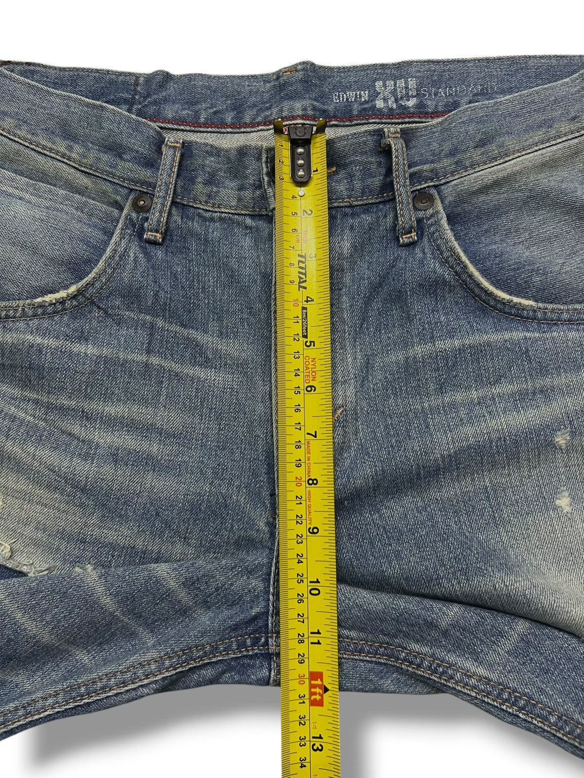 Edwin Vintage Edwin EX403 Japan - Faded Light Wash, Distressed Size US 37 - 17 Thumbnail