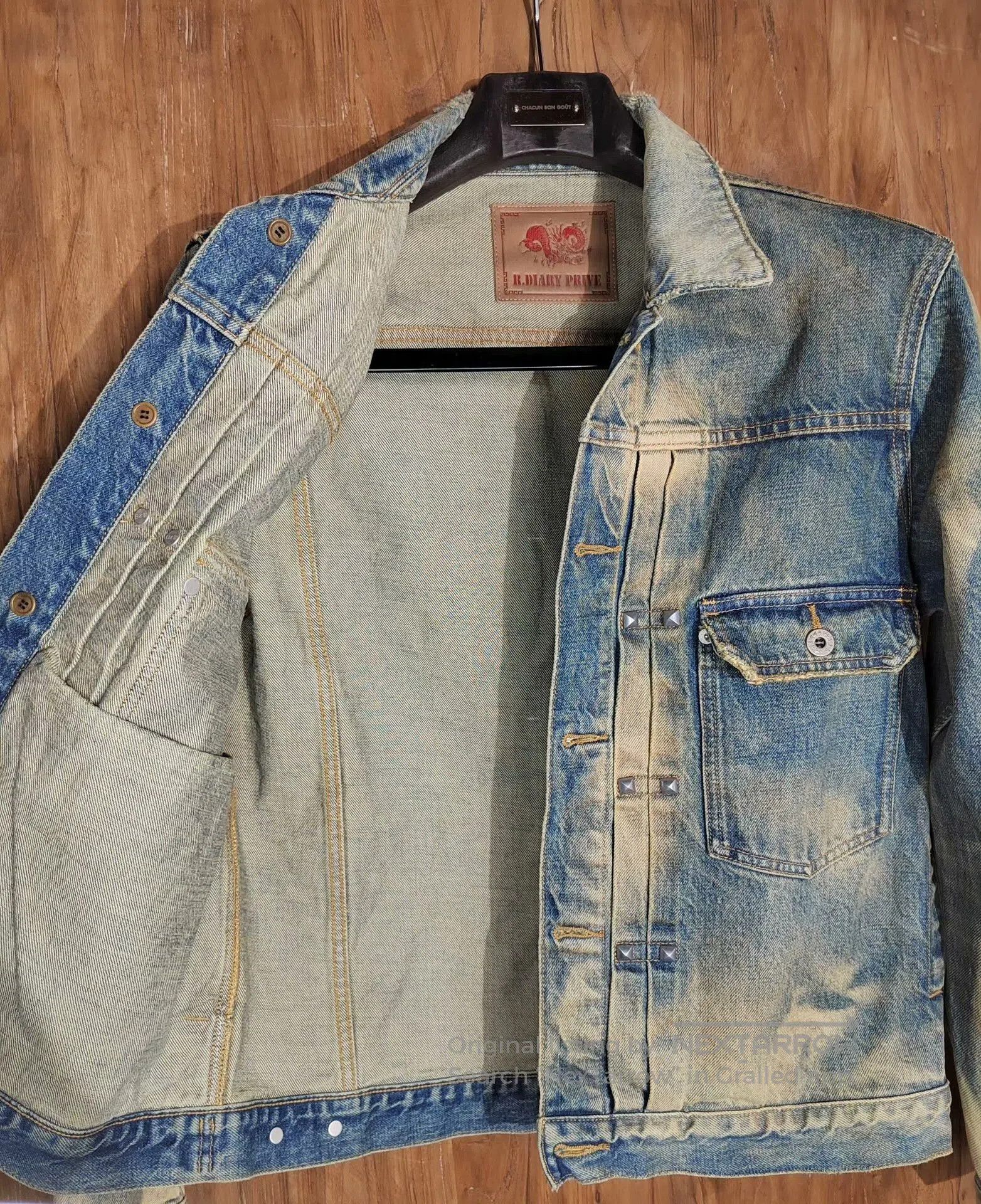 Japanese Brand DIARY PRIVE Denim Jacket Medium. Size US M / EU 48-50 / 2 - 5 Thumbnail