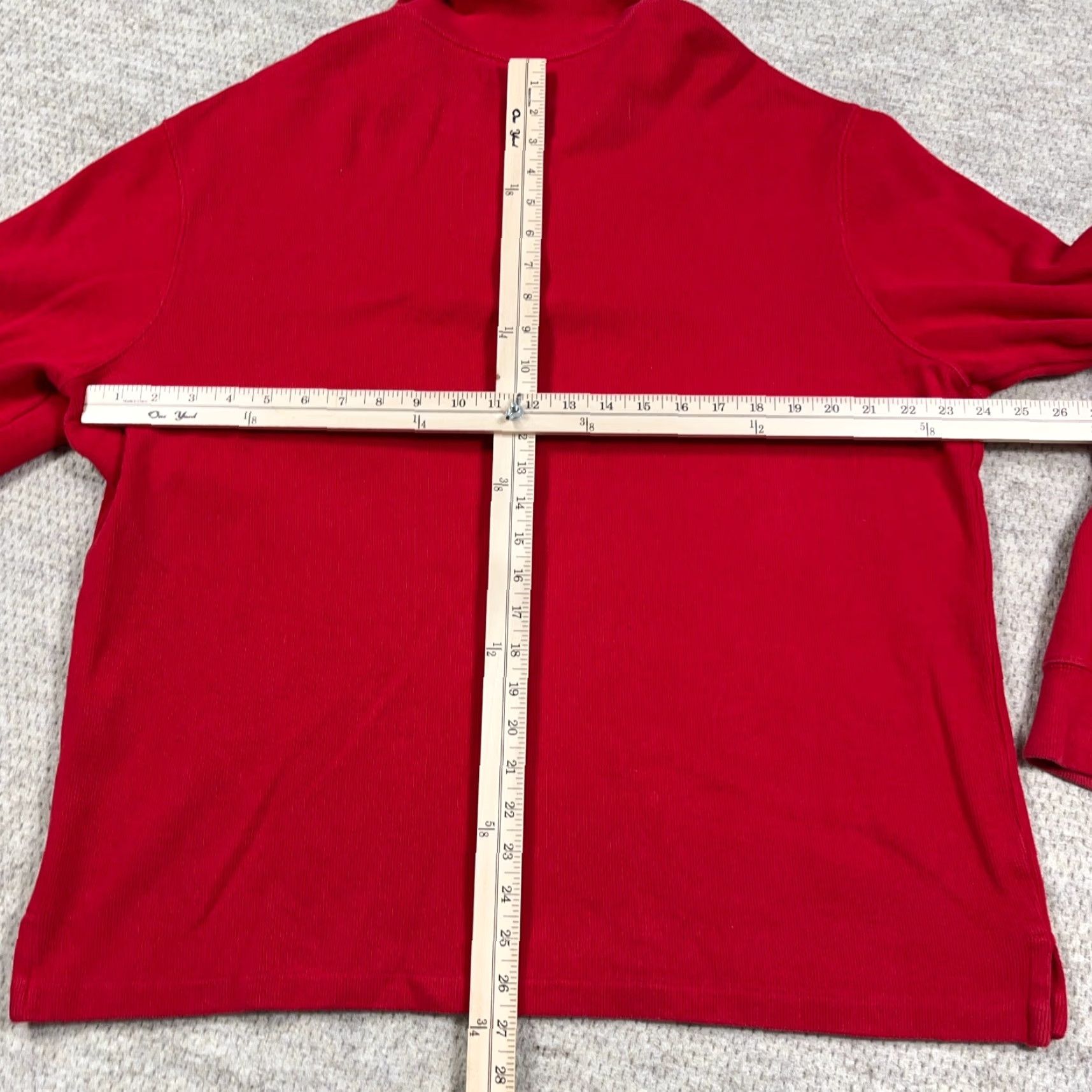 Polo Ralph Lauren Polo Ralph Lauren Sweater Men XL Red Black Pony Pullover Quarter Zip Sweatshirt Size US XL / EU 56 / 4 - 7 Thumbnail