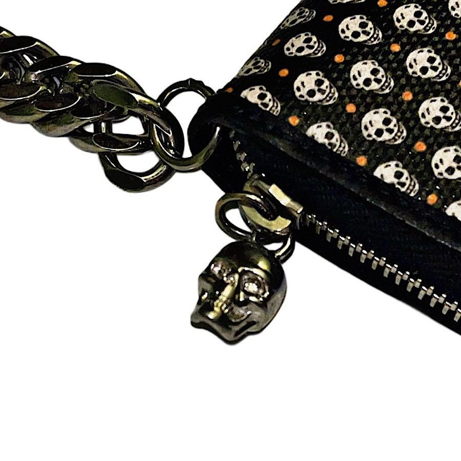 Alexander McQueen Authentic Vintage McQueen Leather Skull Chain Wallet Size ONE SIZE - 4 Thumbnail