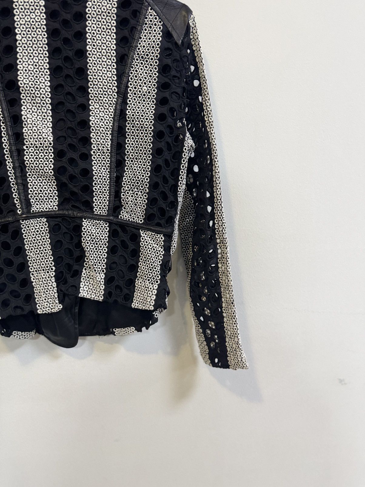 If Six Was Nine × Japanese Brand CRAZY Style Leather Jacket Opium Size XS / US 0-2 / IT 36-38 - 10 Thumbnail