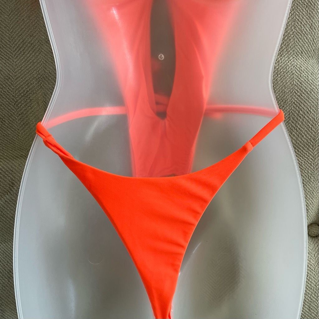 Other NWOT Mermaid Swimwear Neon Orange Slingshot 1pc Swimsuit S Size ONE SIZE - 4 Thumbnail