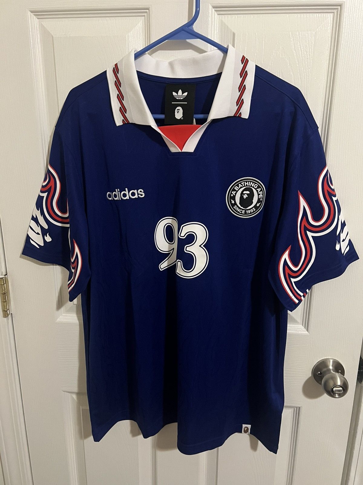 Adidas × Bape Adidas x Bape Flame Jersey Size Large Size US L / EU 52-54 / 3 - 1 Thumbnail
