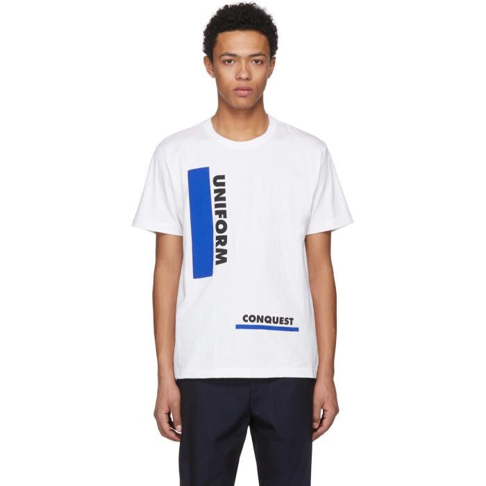 Designer × Japanese Brand × Sacai Sacai Uniform Conquest Tee Size US M / EU 48-50 / 2 - 1 Thumbnail