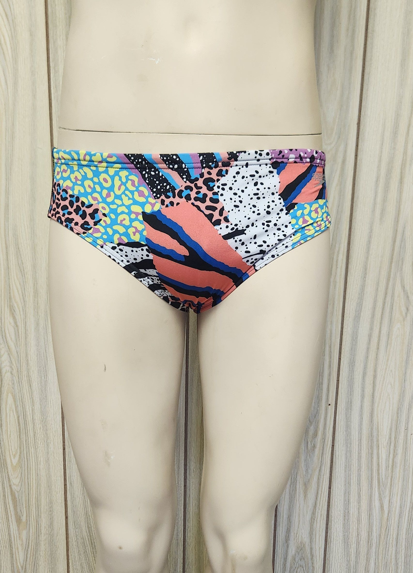 Speedo men's Speedo swim brief 32 bold multi color Size US 32 / EU 48 - 1 Thumbnail