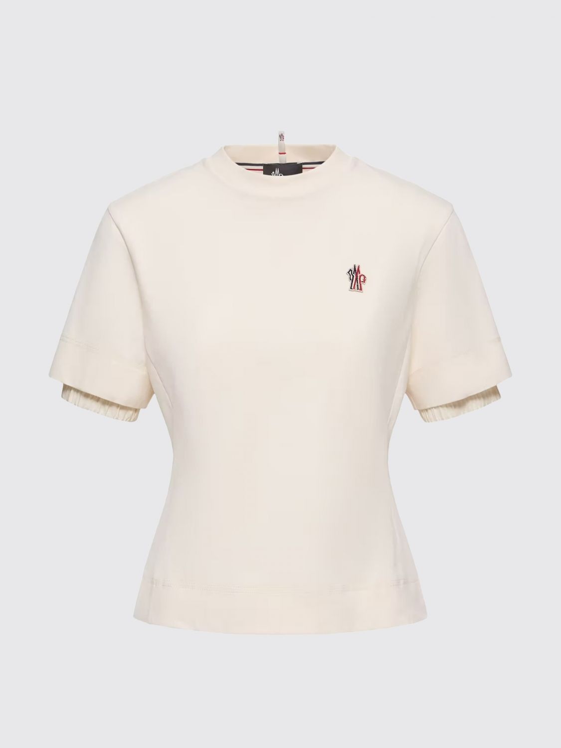 Moncler Moncler T-Shirt Woman White Size XS / US 0-2 / IT 36-38 - 1 Preview