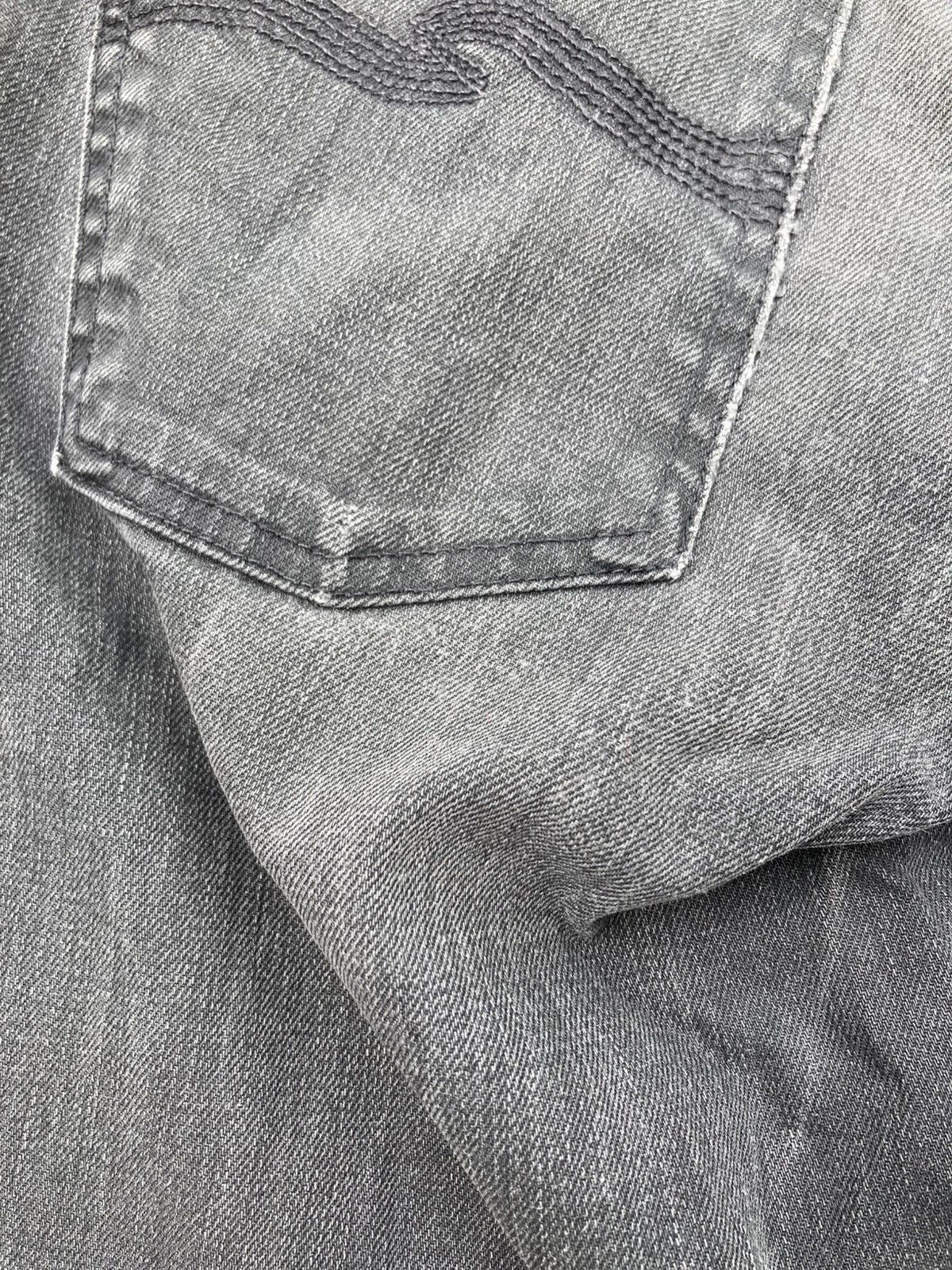 Nudie Jeans Distressed Nudie Grim Tim Broken Black Jeans Size US 32 / EU 48 - 23 Thumbnail
