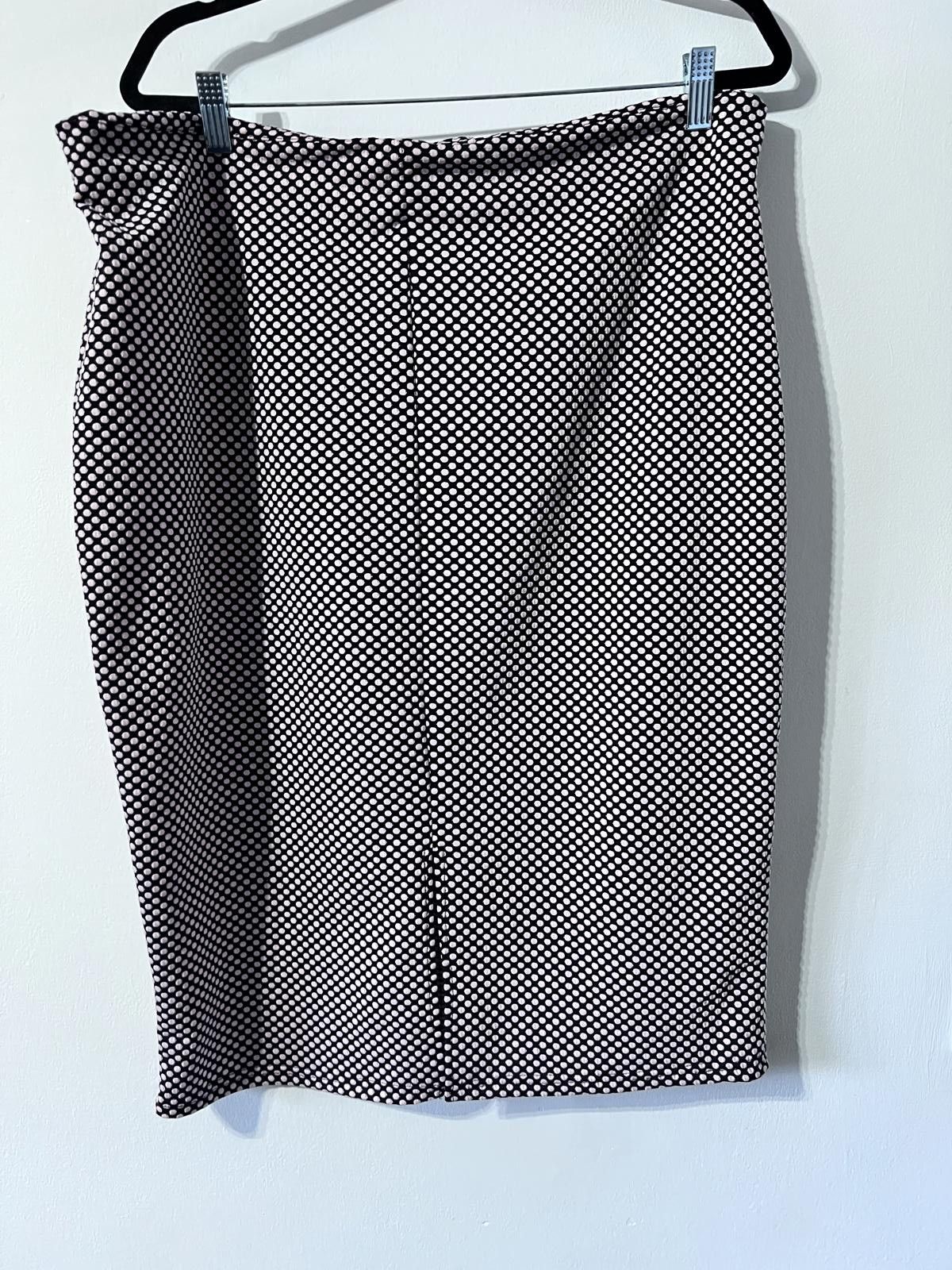 Other Girls on Film Black & Pink Polka Dot Pencil Skirt – Size 20 Size 38" / US 16 / IT 52 - 1 Thumbnail