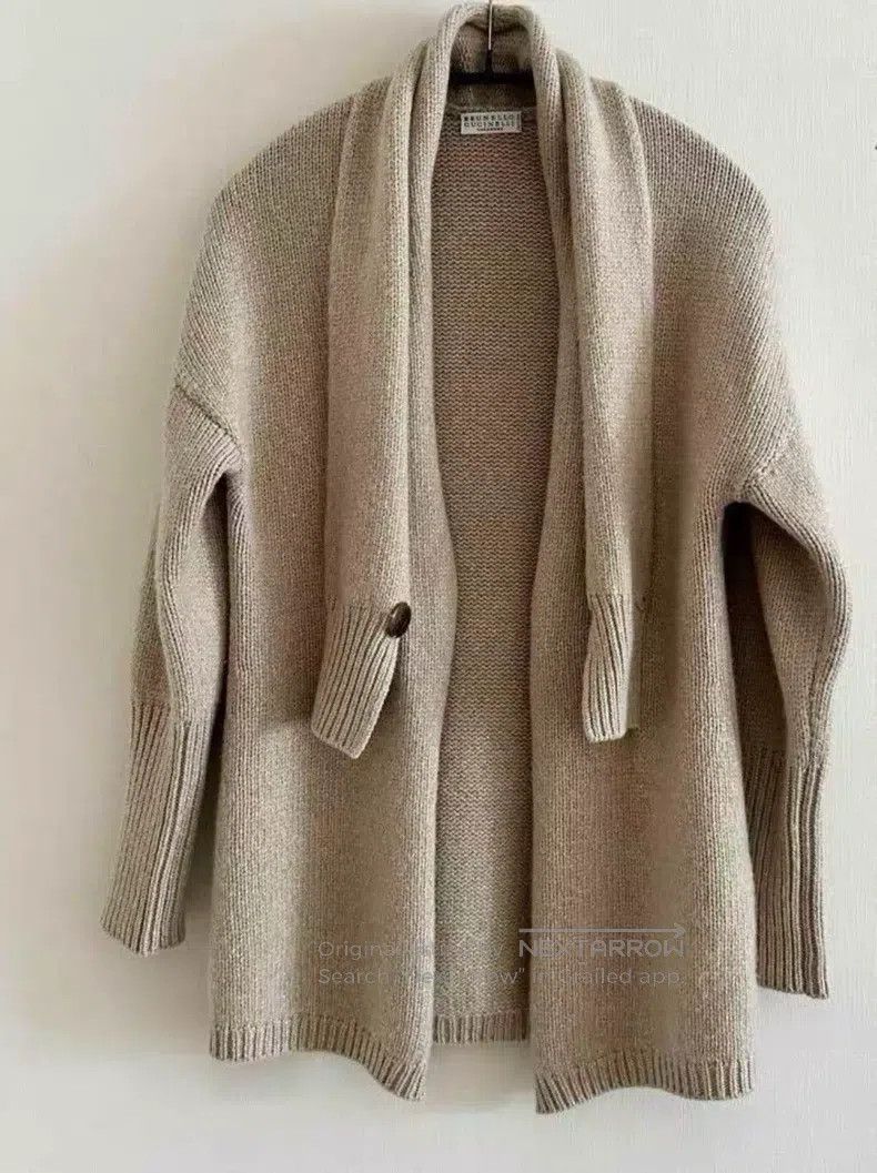 Brunello Cucinelli Brunello Cucinelli Cashmere Knit Jacket Size XS / US 0-2 / IT 36-38 - 1 Thumbnail