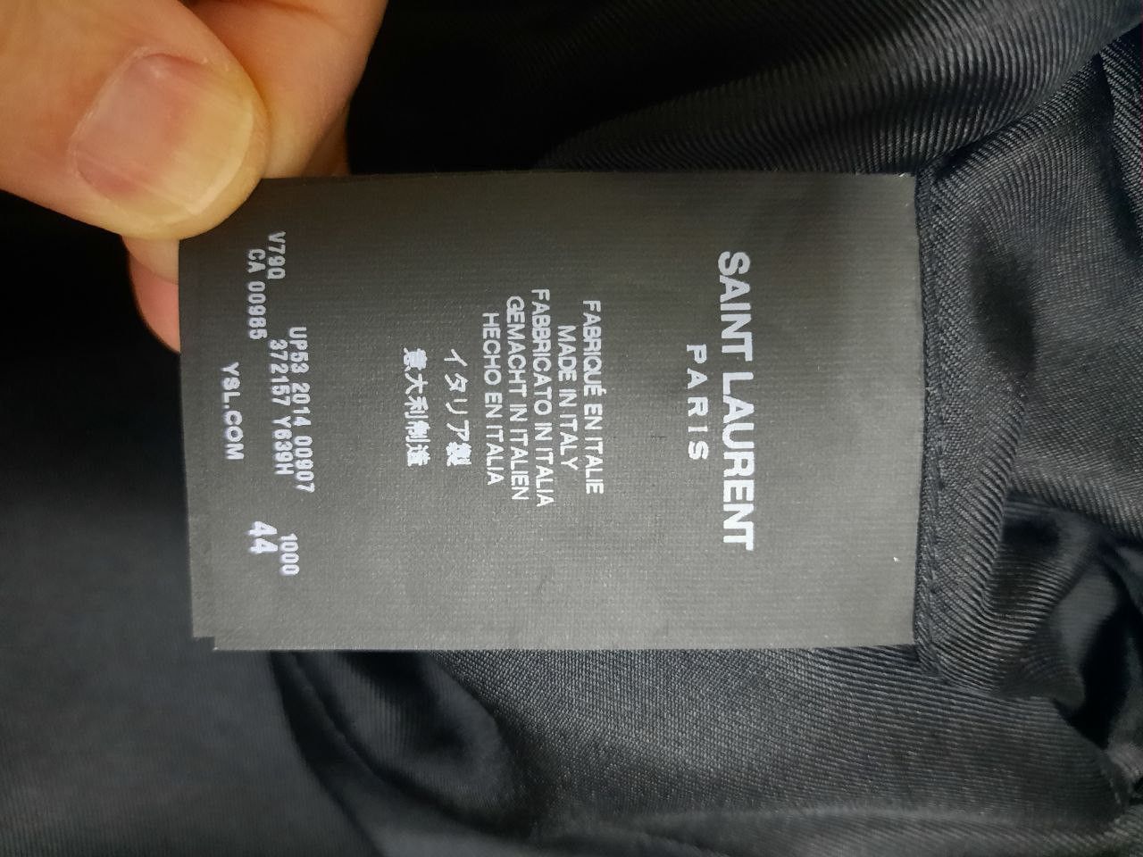Hedi Slimane × Saint Laurent Paris SS15 Poppy Sequin Tuxedo Suit Size 44R - 5 Thumbnail