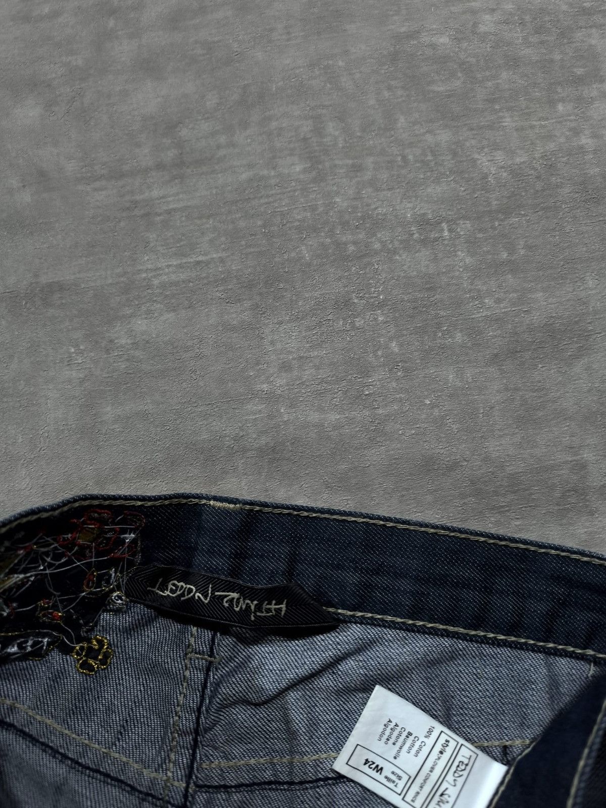 Other xxs 2000s grunge super flared jeans lowrise Size 25" / US 0 / IT 36 - 5 Thumbnail