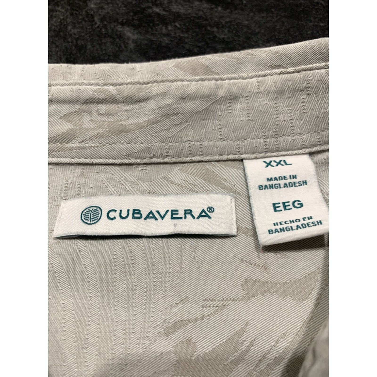 Cubavera Cubavera Men’s Short Sleeve Hawaiian Shirt 2XL Linen Rayon Floral Casual Beach Modern Size US XXL / EU 58 / 5 - 7 Thumbnail