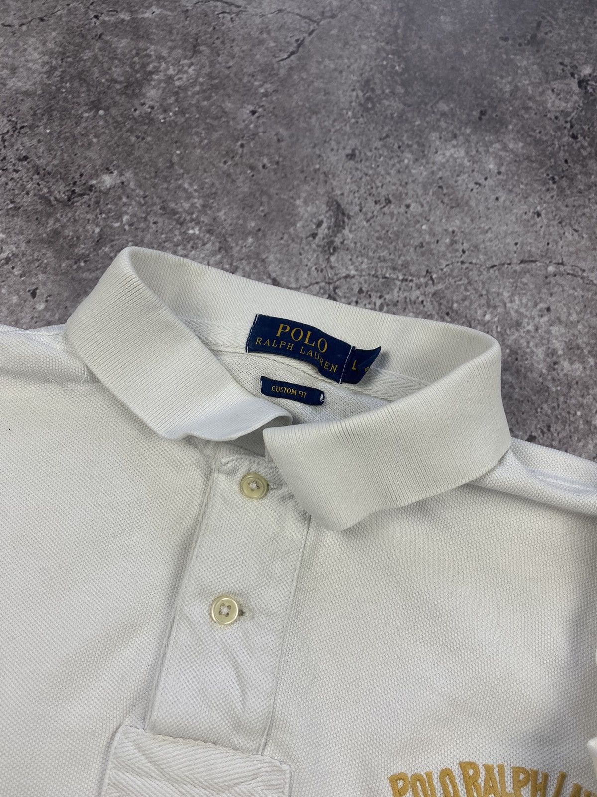 Polo Ralph Lauren × Vintage Vintage Polo Ralph Lauren Triple Pony Collared Polo Shirt #3 Size US L / EU 52-54 / 3 - 5 Thumbnail