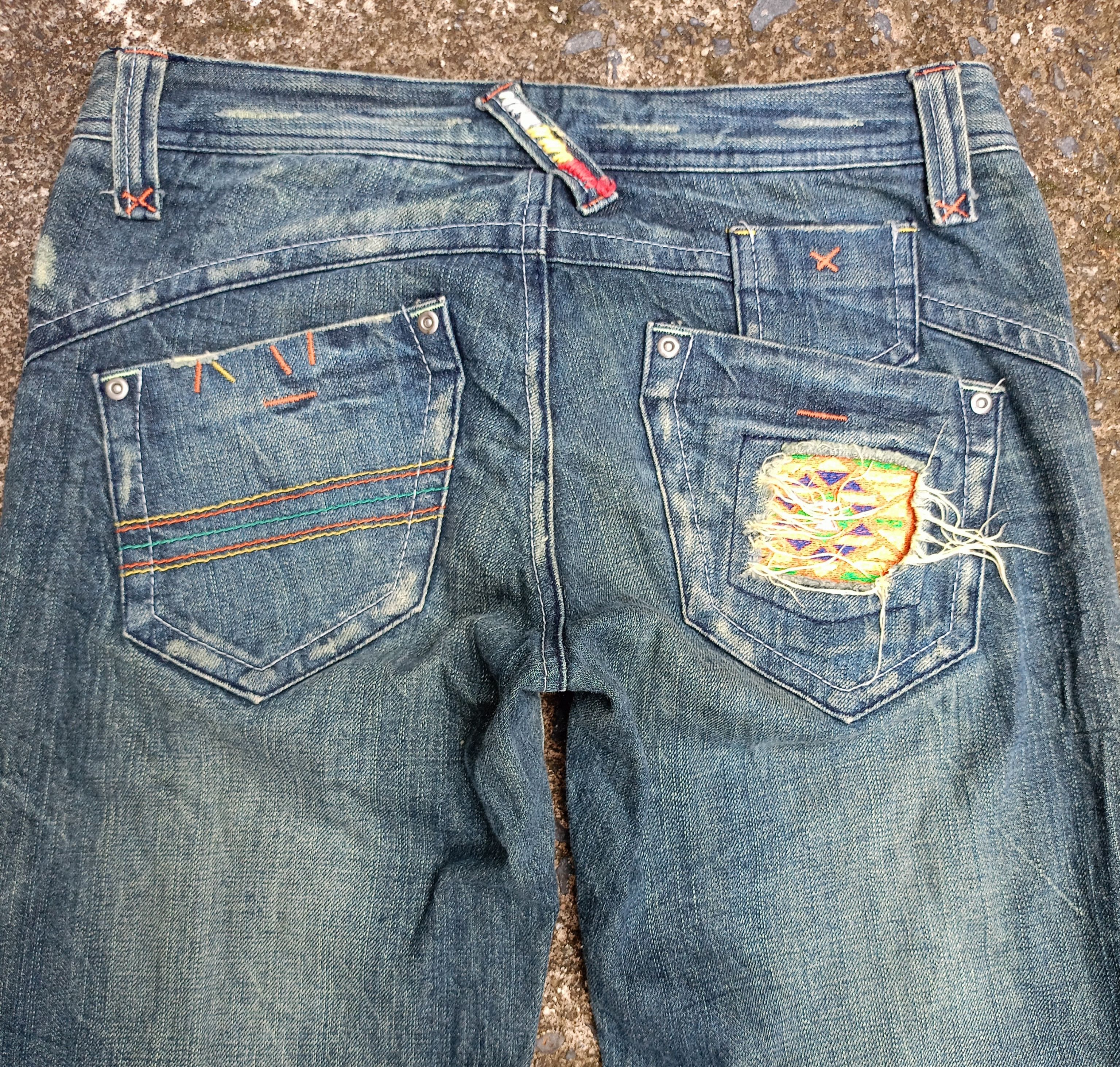 Japanese Brand Casse jeans Flared Denim pants Size US 30 / EU 46 - 4 Thumbnail