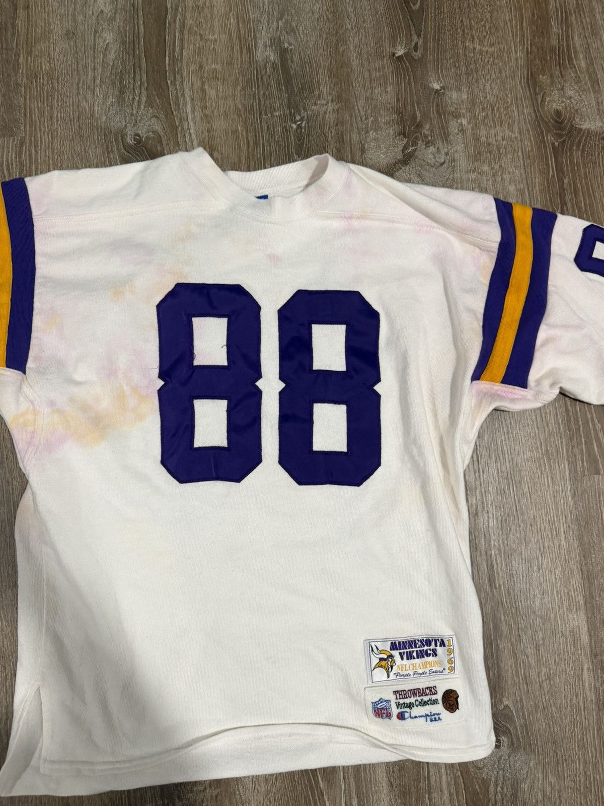 NFL Vintage Champion Minnesota Vikings #88 Jersey Size US L / EU 52-54 / 3 - 4 Thumbnail