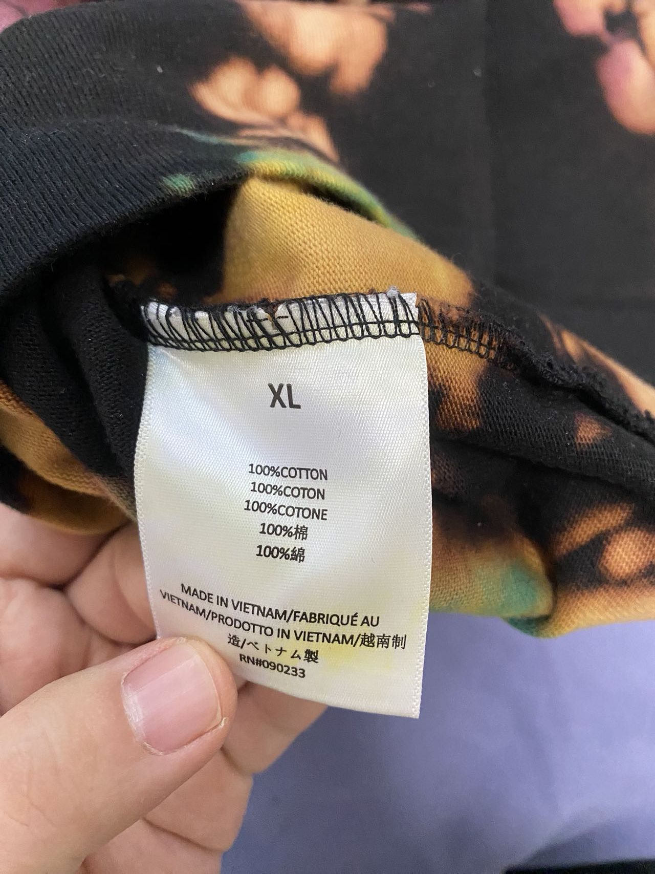 Essentials Tie Dye Fear of God ESSENTIALS Football T-Shirt Size US XL / EU 56 / 4 - 6 Thumbnail