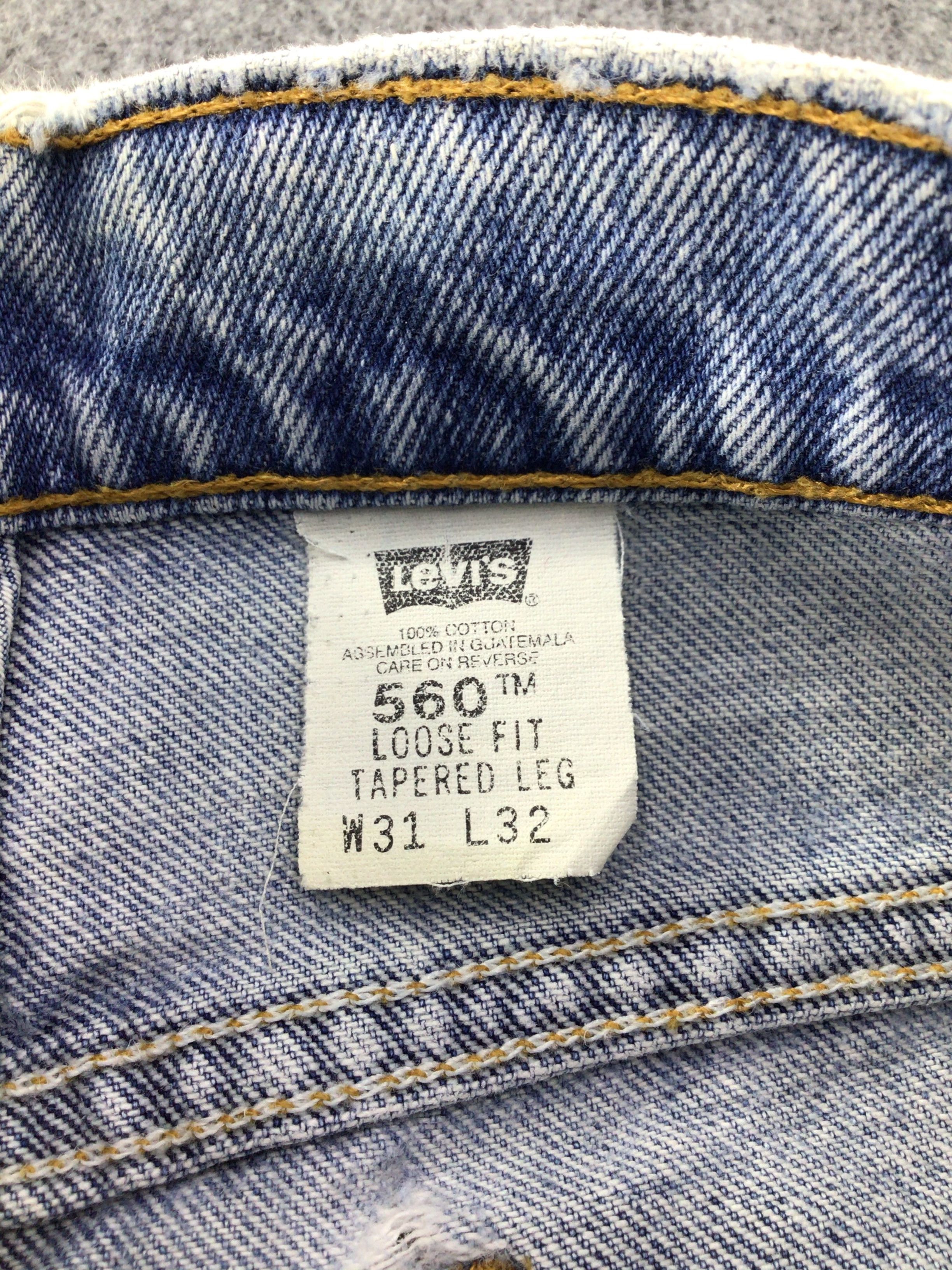 Levi's Vintage Levis 560 Jeans Orange Tab Denim KJ080 Size US 30 / EU 46 - 10 Thumbnail