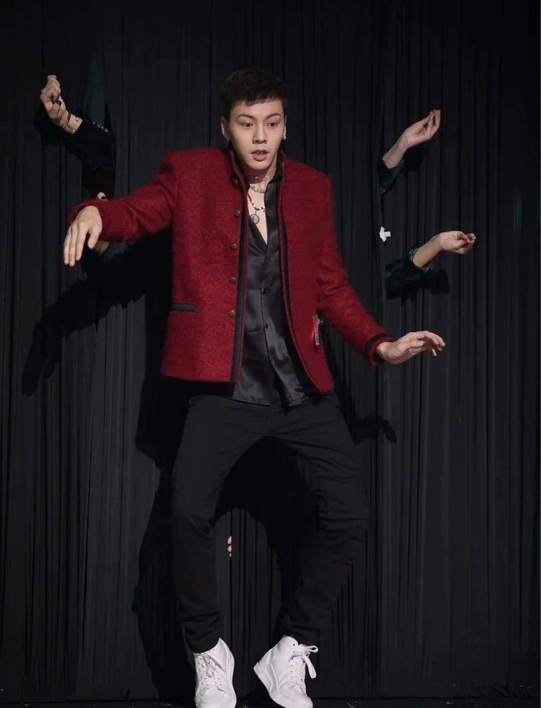 Saint Laurent Paris Saint Laurent Paris Red court Zhongshan suit jacket-2506 Size US S / EU 44-46 / 1 - 6 Thumbnail
