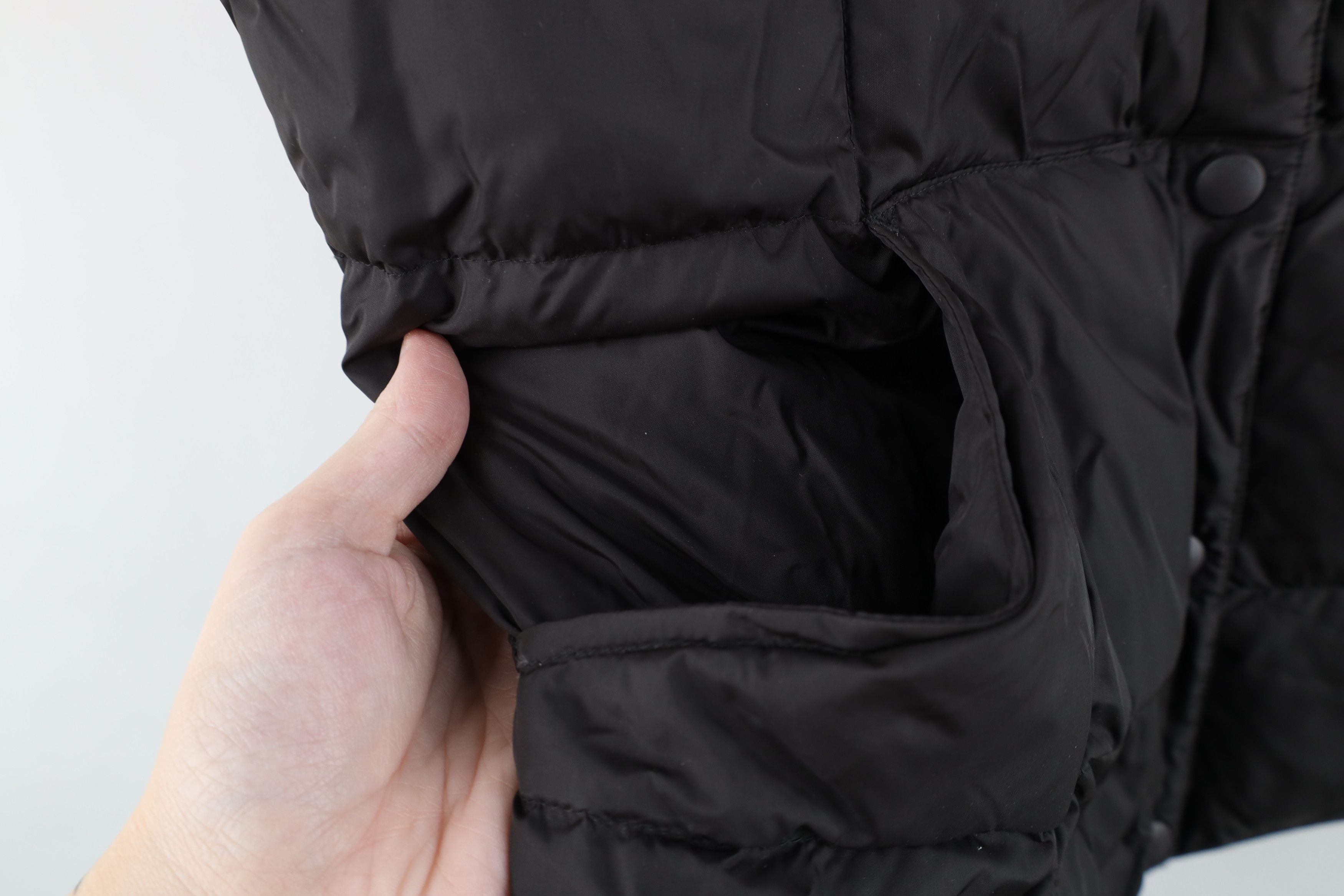 Lands' End Vintage Lands End Duck Down Puffer Vest Jacket Dark Brown Size S / US 4 / IT 40 - 5 Thumbnail