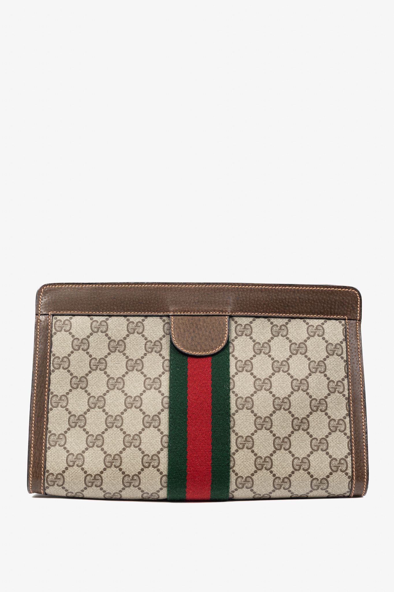 Gucci Gucci Accessory Collection GG Canvas Web Oversized Clutch Size ONE SIZE - 1 Thumbnail
