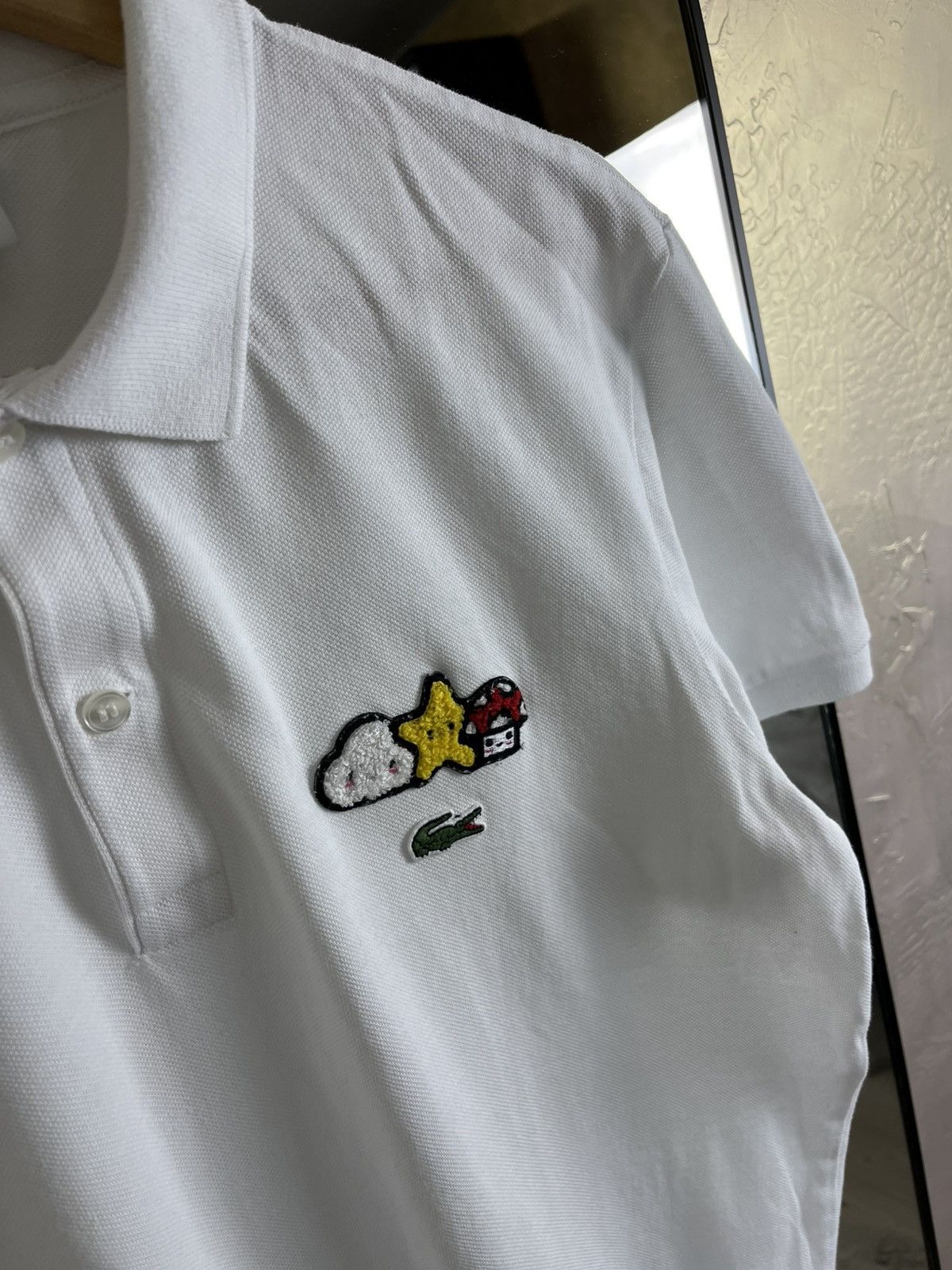 Lacoste Lacoste x FriendsWithYou Limited Edition Pique Cloud Polo Size US L / EU 52-54 / 3 - 3 Thumbnail