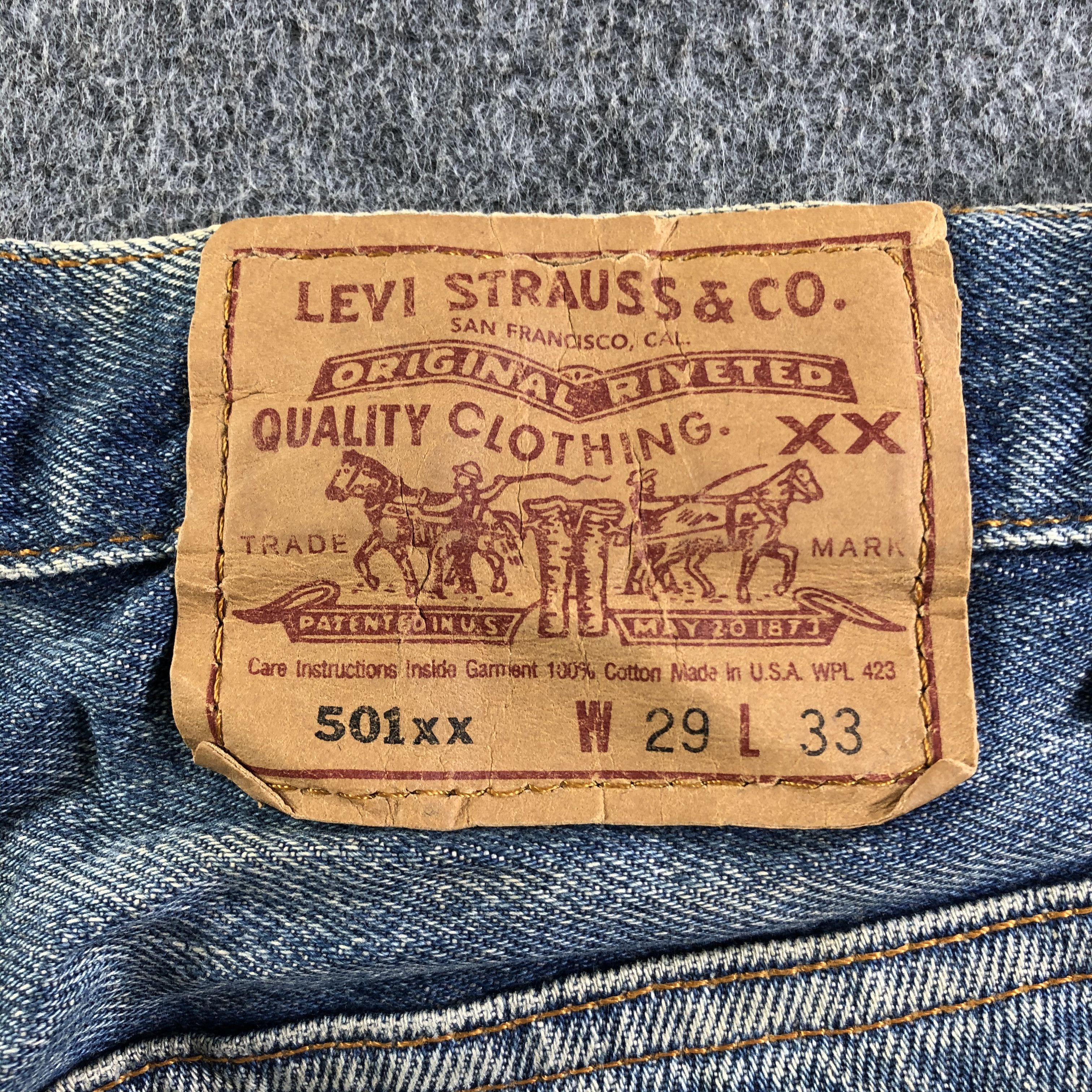 Levi's 90s Vintage Levis 501 Jeans-J3977 Size US 29 - 5 Thumbnail