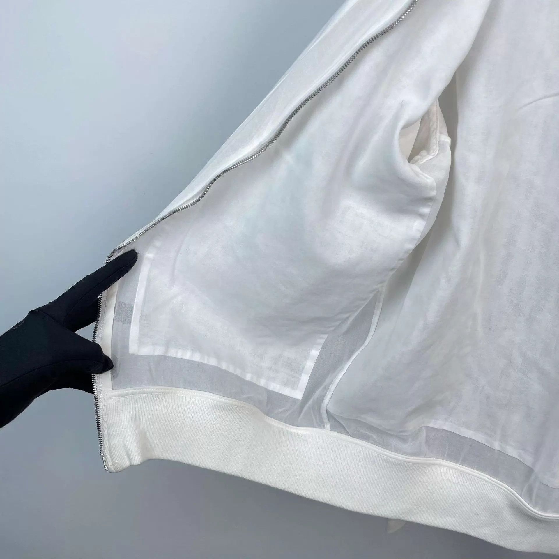 Hermes Hermès White Jacket Size 37 Size S / US 4 / IT 40 - 9 Thumbnail