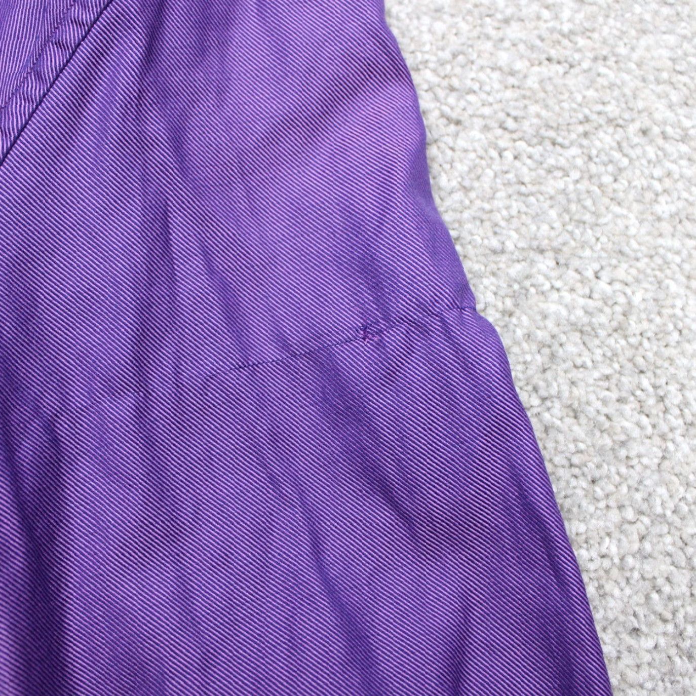 Vintage Castangia Dress Shirt Mens 16 Purple 100% Cotton Made in Italy Long Sleeve Shirt Mens 16, 41 Size 42R - 5 Thumbnail