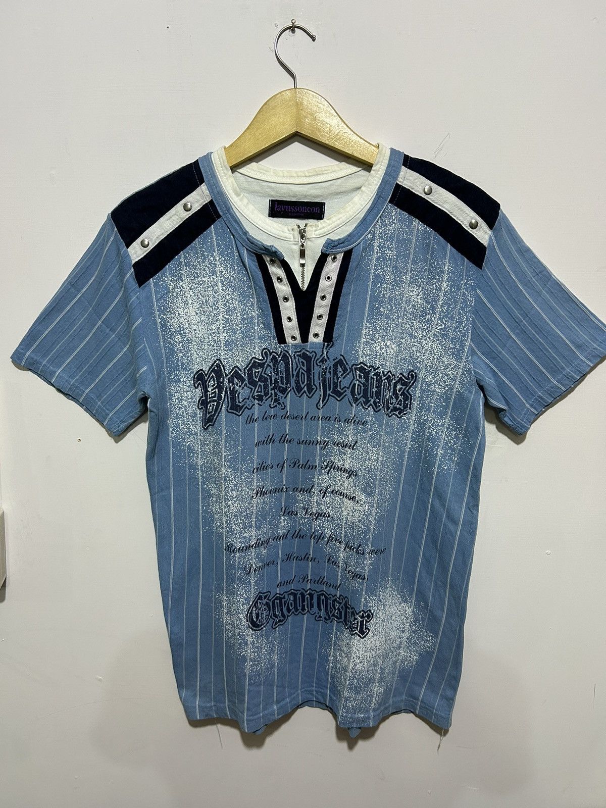 Japanese Brand Japanese Half Zip Double Layer Poem Gothic lgb ifsixwasnine Size US L / EU 52-54 / 3 - 1 Thumbnail