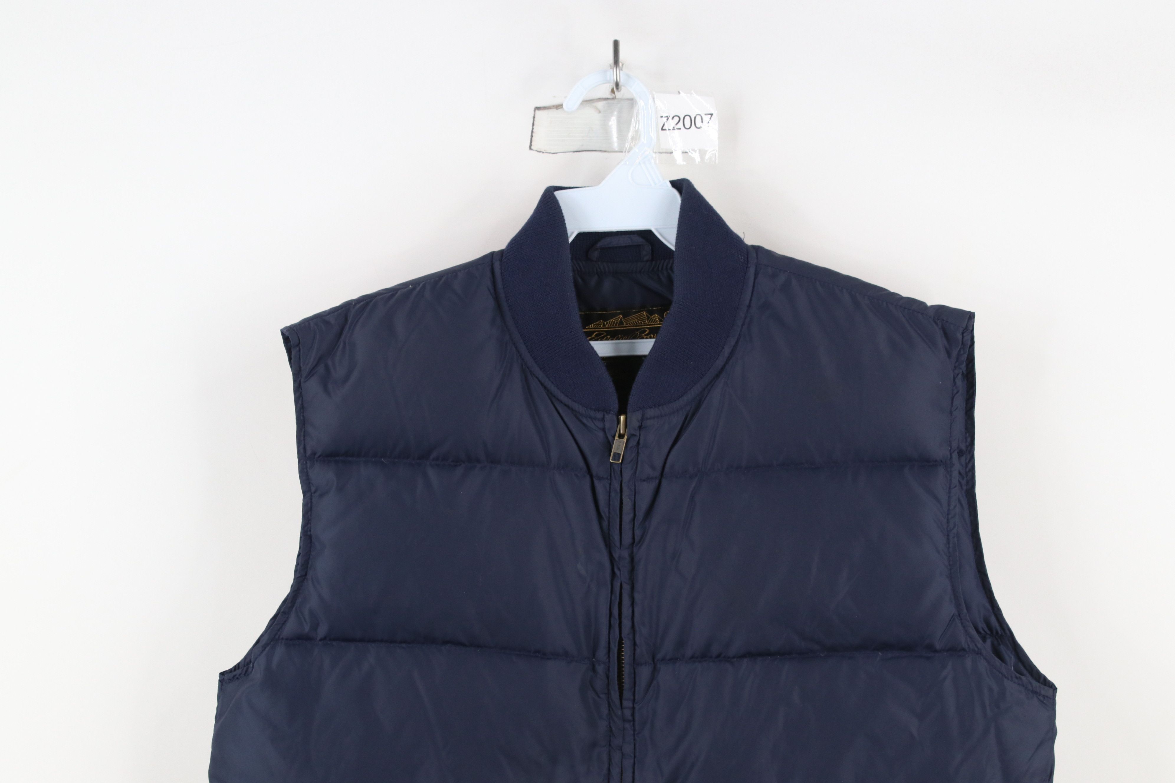 Eddie Bauer × Vintage Vintage 90s Eddie Bauer Duck Down Puffer Vest Jacket Blue Size US S / EU 44-46 / 1 - 2 Thumbnail