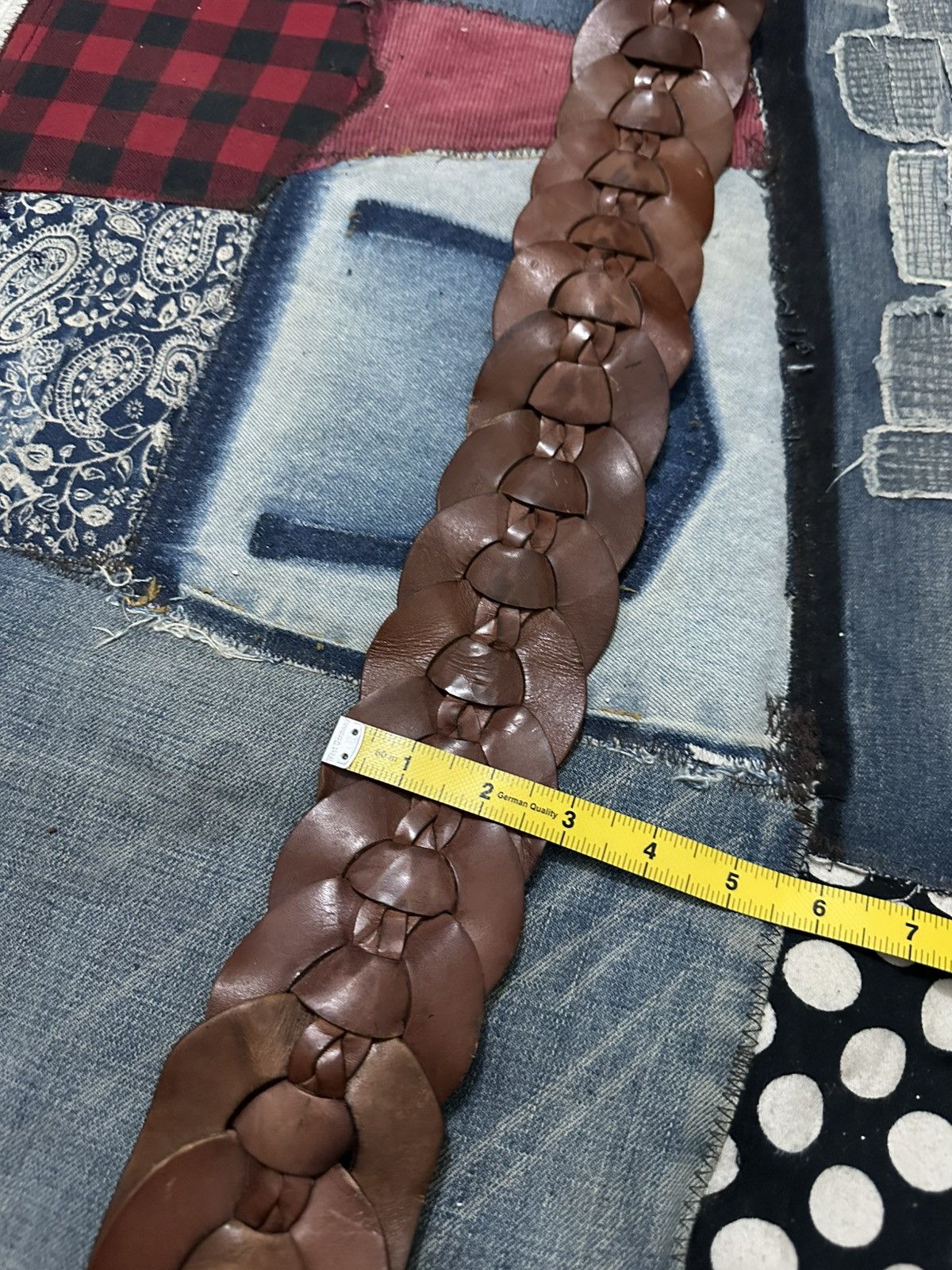 Japanese Brand × Vintage Rare!!! Goa Leather Belt Size ONE SIZE - 8 Thumbnail