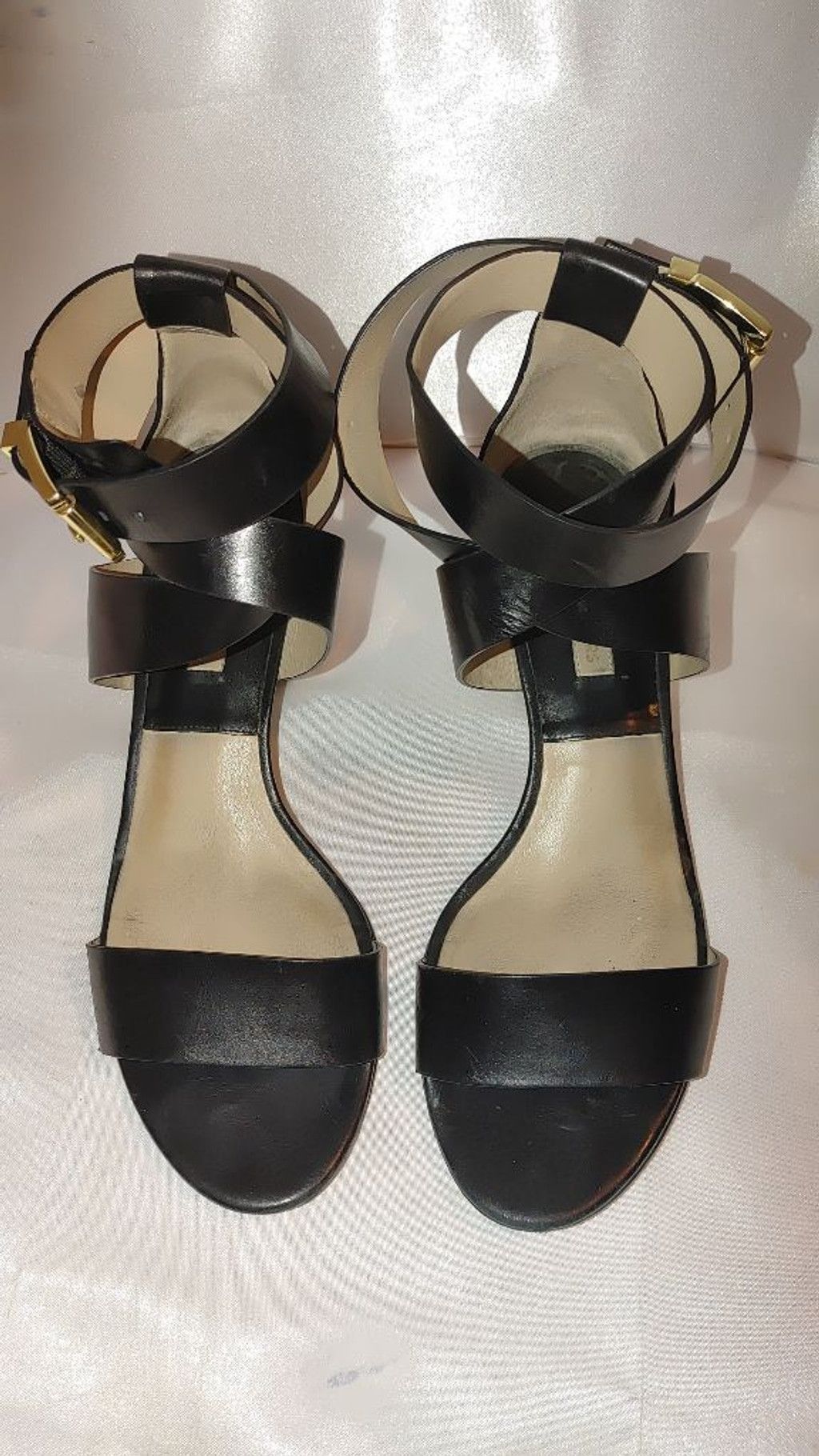 Michael Kors Michael Kors Tulia Black Heel Sandals Size 40 Size US 9.5 / IT 39.5 - 5 Thumbnail