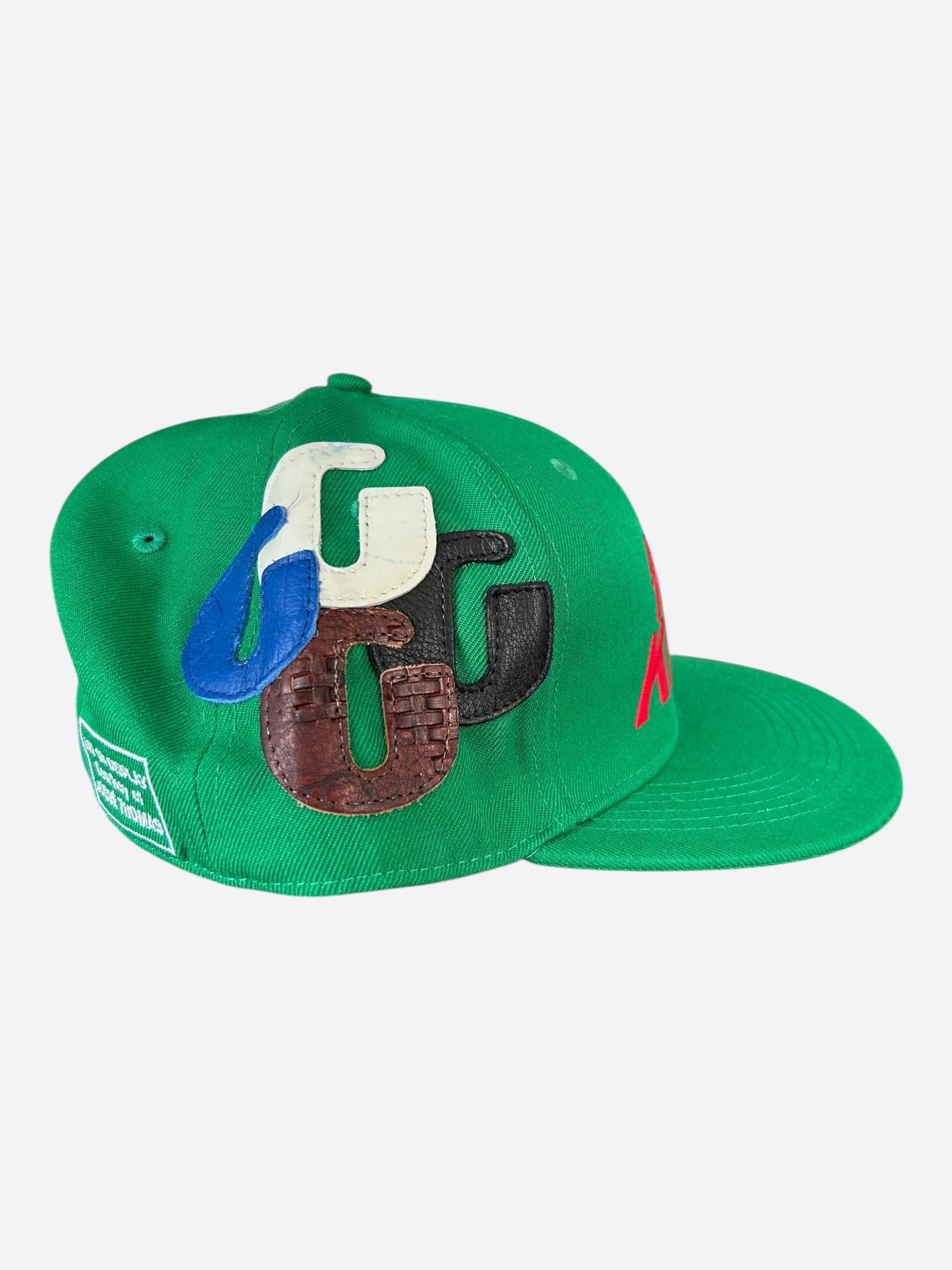 Gallery Dept. Gallery Dept Green & Multicolor ATK G-Patch Fitted Hat Size ONE SIZE - 2 Thumbnail