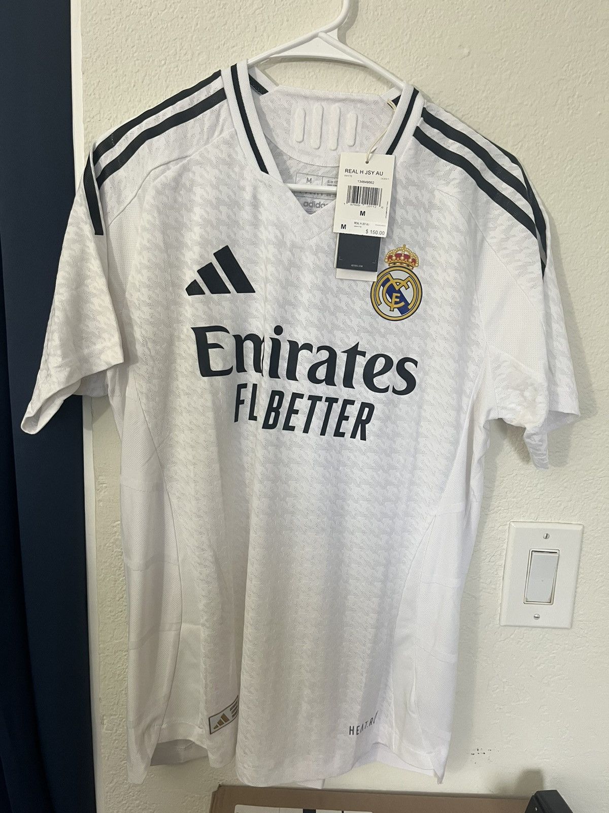 Adidas Adidas Real Madrid 2024/25 Authentic Soccer Jersey Mbappe 9 Size US M / EU 48-50 / 2 - 1 Thumbnail