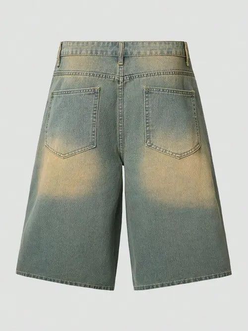 Japanese Brand × Vintage Washed Vintage Y2k Shorts Jorts Denim Size US 30 / EU 46 - 4 Thumbnail