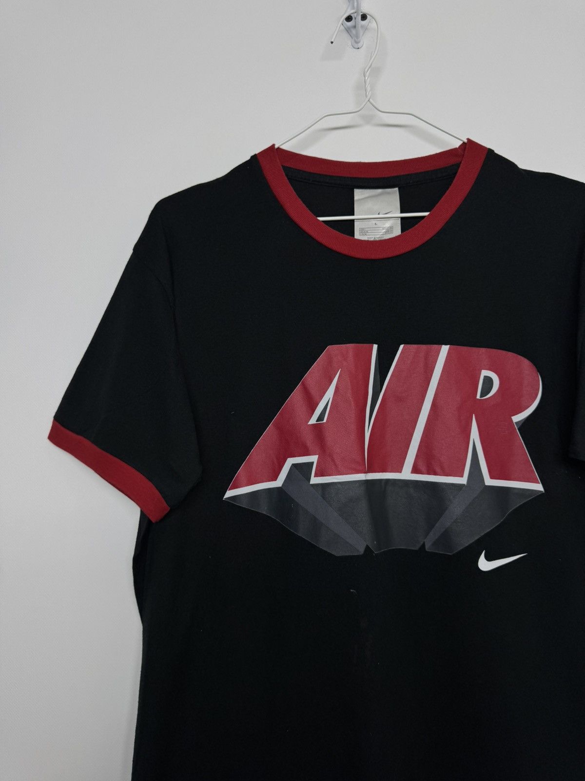 Nike Vintage 90’s Nike Air Tag T-Shirt Size L / US 10 / IT 46 - 6 Thumbnail